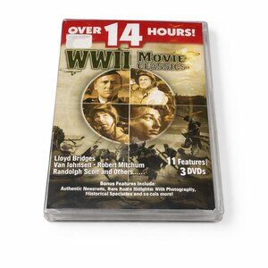 WWII Movie Classics (11 features; 3 DVD Set)~Over 14 hours~SEALED!